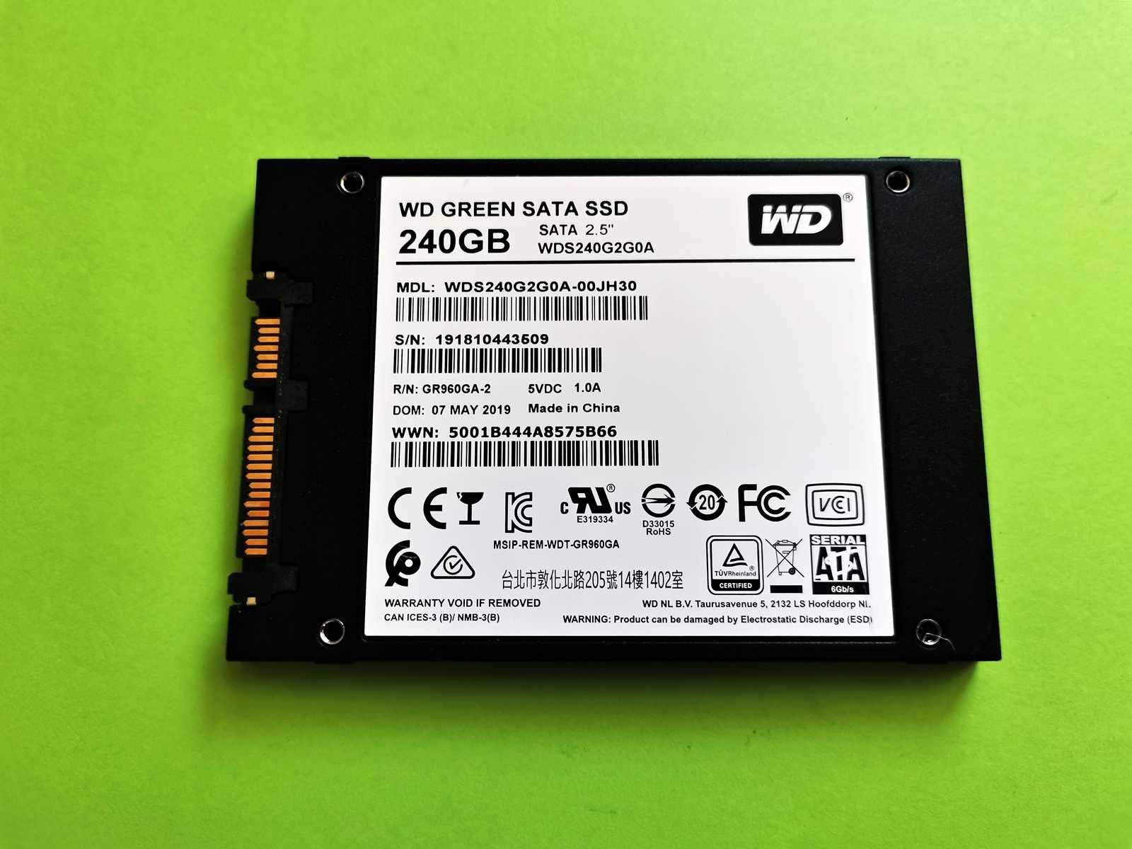 SSD 240GB WD Green