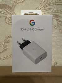 Зарядний пристрій Google USB-C Wall Charger Pixel 30W Clearly White
