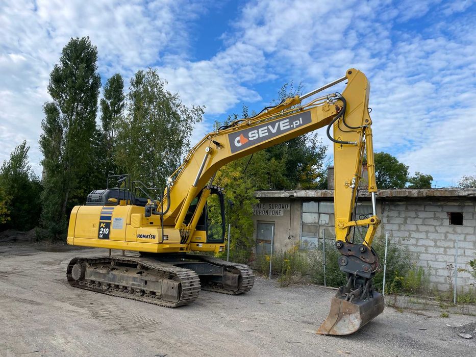 Wynajem koparki gąsienicowej Komatsu PC 210 -11LC -waga 22 tony