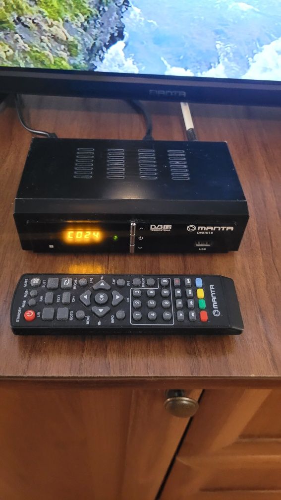 Manta tuner DVB-T2 MPEG4 Hdmi USB