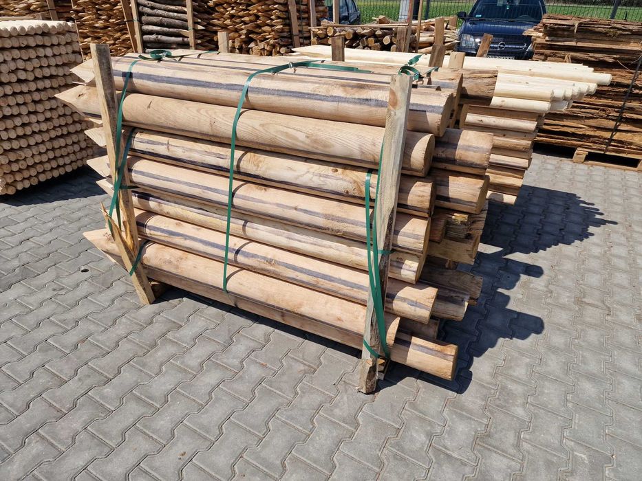 Paliki melioracyjne, pastuch dębowe dł 1,0-3,0m DĄB DAB DrewKom