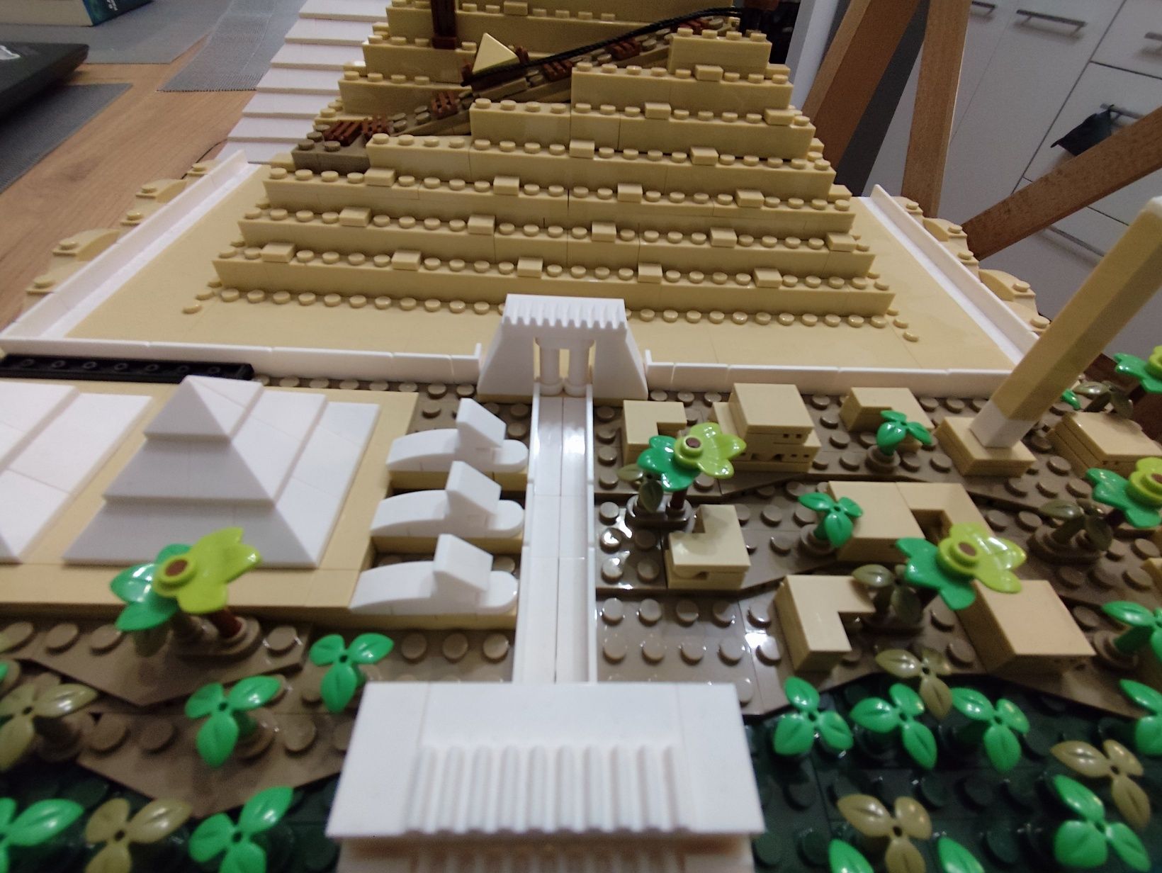 Piramida Cheopsa klocki nie lego Egipt budowla architecture
