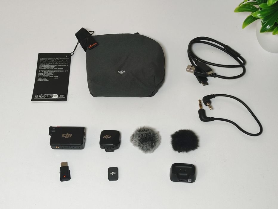 Мікрофон DJI mic mini 1TX+1RX / мини микрофон петличный