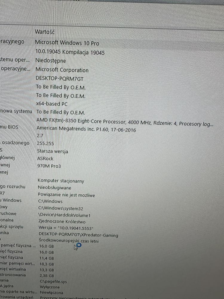 Komputer stacjonarny + Monitor LG 27” + Klawiatura Genesis – ZESTAW