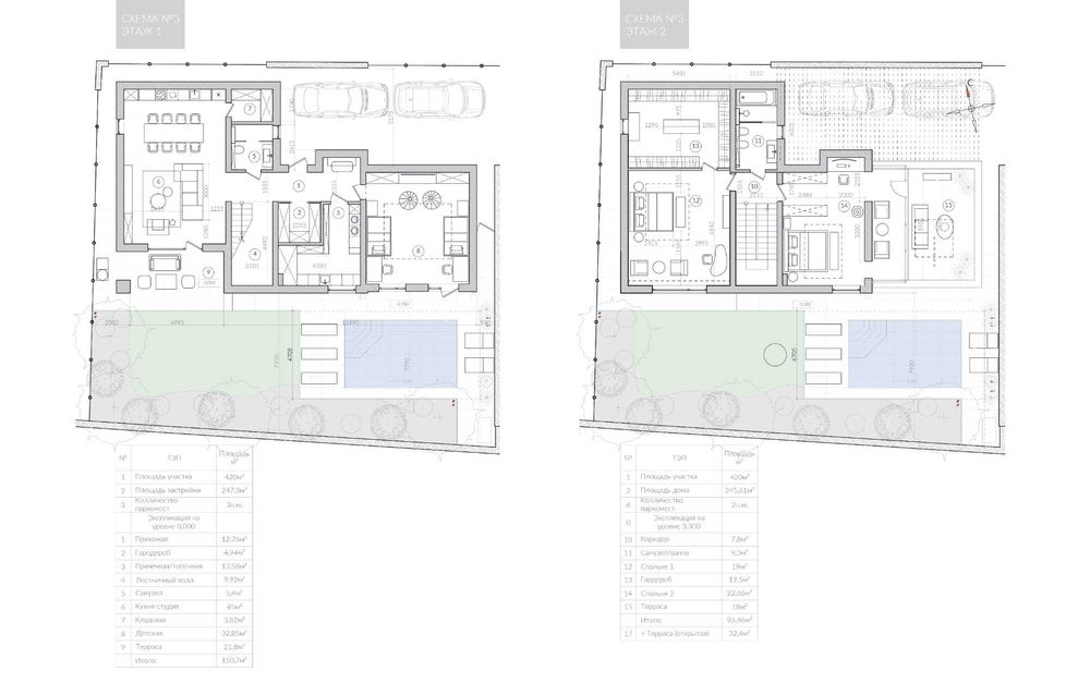 Продажа • Новый дом с бассейном Вильямса, 21 • 3 спальни • Гараж 2 а/м