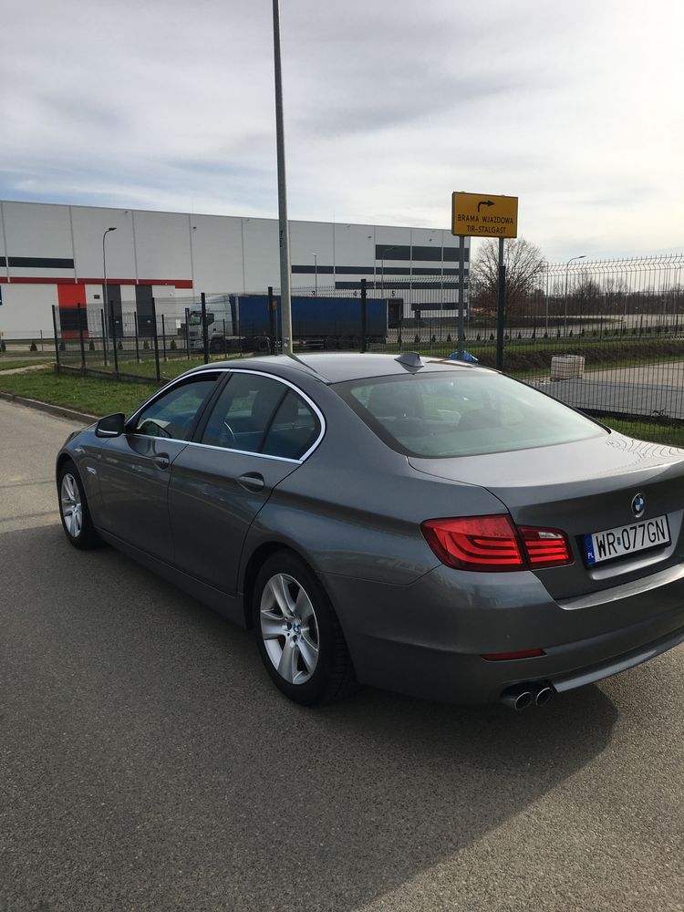 BMW 530 D F10 245 KM 2011 manual Polski salon welur czarny dekor.