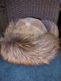 Зимняя шапка женская теплая из натурального меха
