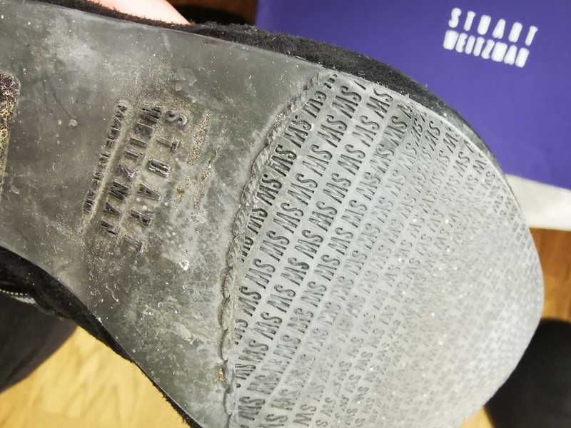 Wysokie wiązane kozaki Stuart Weitzman