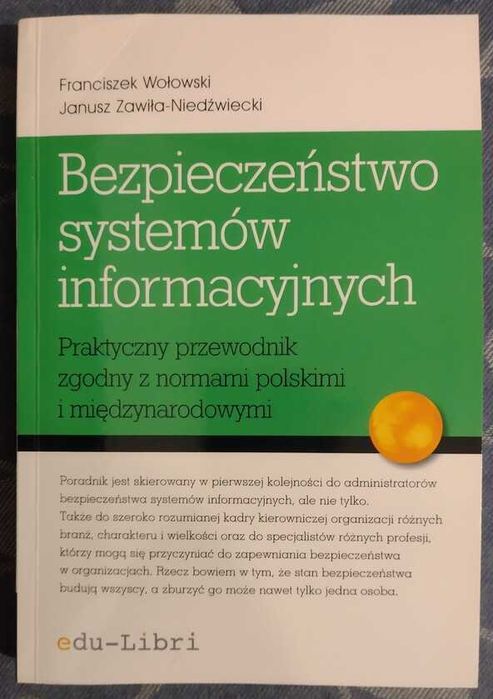 Wołowski - Bezpieczeństwo systemów informacyjnych (technologie ryzyko)