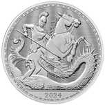 St George and the Dragon - Święty Jerzy i smok 1 kg silver srebro Ag