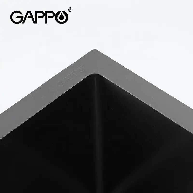 Мойка кухонная Gappo 500 x 500 врезная, нержавеющая сталь