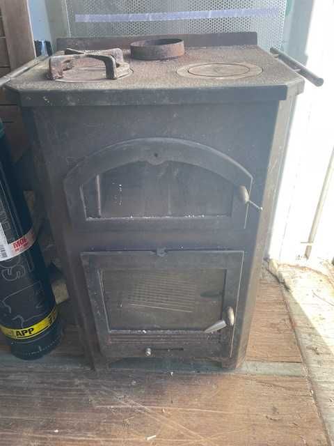 Salamandra a lenha com forno MONZA Bronpi