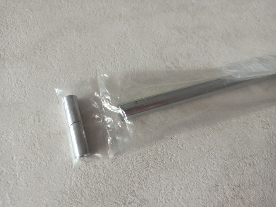 Uchwyt meblowy długi, reling, chrom, połysk