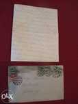 Stary list, koperta z 1922 r. Pszczyna