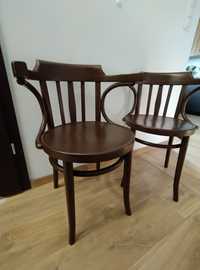 Krzesła drewniane PRL Vintage w stylu Thonet