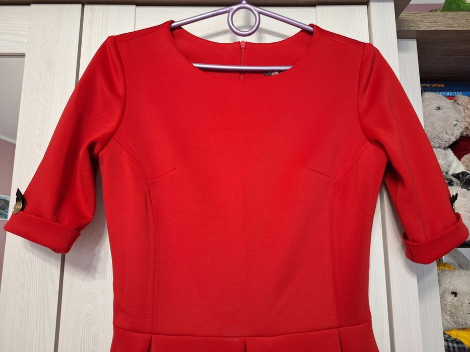 Czerwona sukienka forti