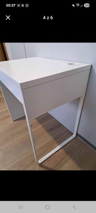 Zestaw biurko i krzesło obrotowe IKEA