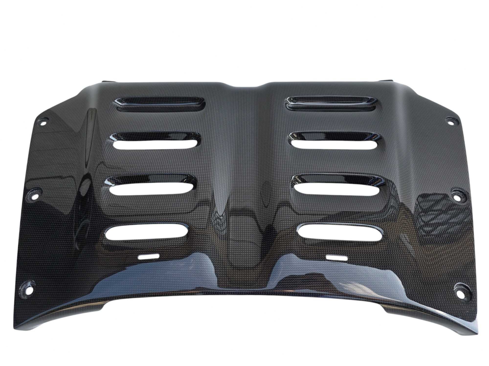 Ferrari SF90 XX - osłona płyta nakładka silnika klapy cover CARBON
