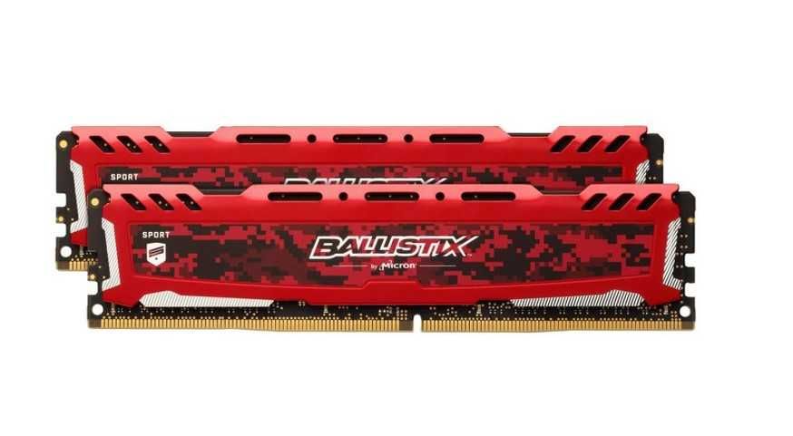 Pamięć Ram Crucial 16GB (2x8) 2666MHz Ballistix Sport CL16 RED