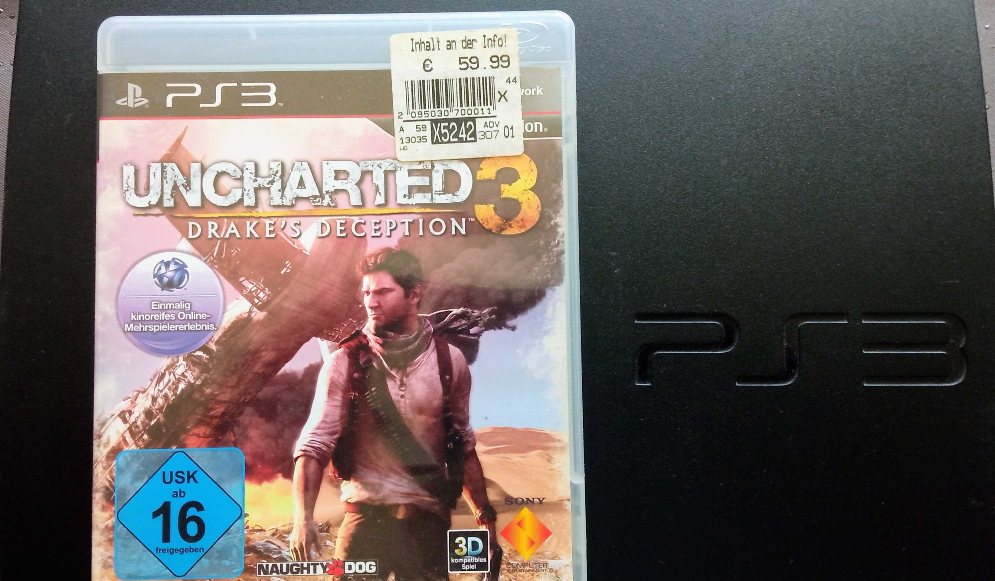 Gra PS3 -Uncharted 3 Drake's Deception- Oryginalne Opakowanie Jak Nowa