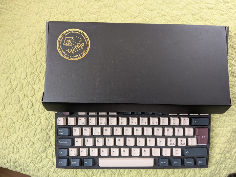 Tai-Hao Double-Shit PBT Cream Keycaps