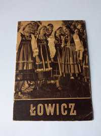 Łowicz broszura informacyjna z PRL 1950