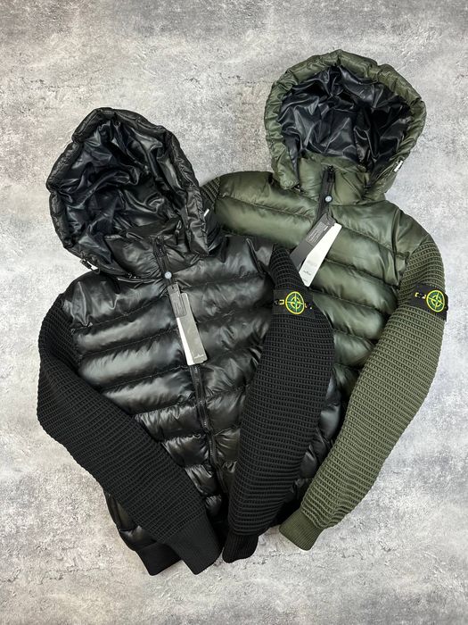 Демісезонна Куртка  Stone island, рукав в'язка