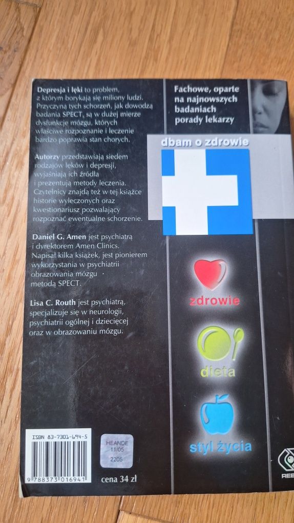 Leczenie lęków i depresji Daniel G. Amen, Lisa C. Routh książka