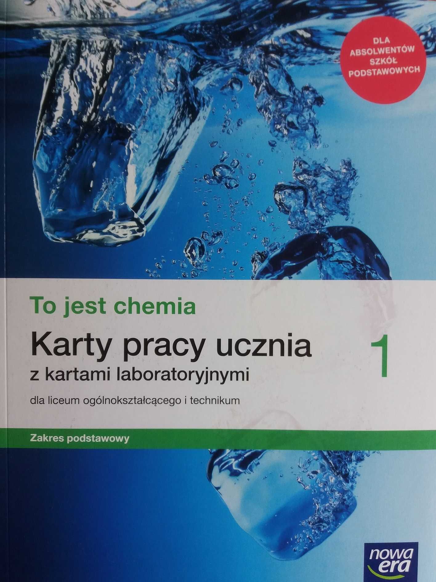 Chemia 1 LO To jest chemia Karty pracy ucznia z kart.lab ZP Nowa Era