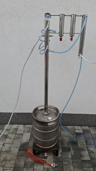 Destylator do bimbru, wody + taboretem gazowy.