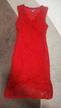 Платье красное L