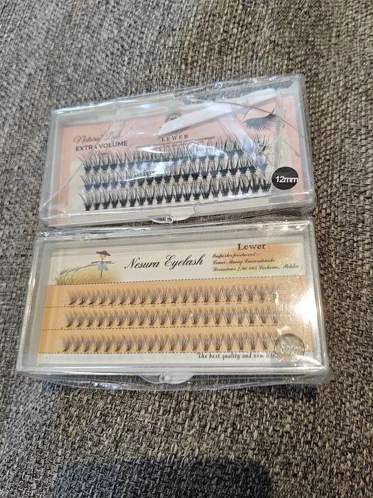 Nesura Eyelash Sztuczne Kępki Rzęs 8 i 12mm