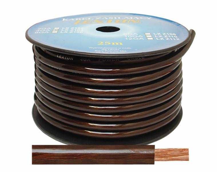 kabel zasilający Lexton LXZ104 czerwony lub czarny