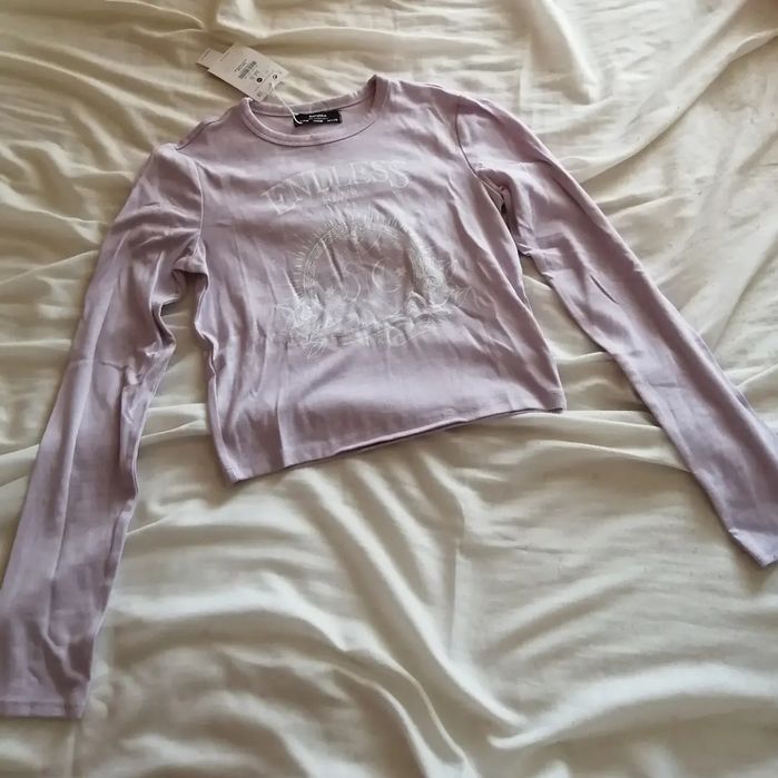 Crop top lilás da Berhska