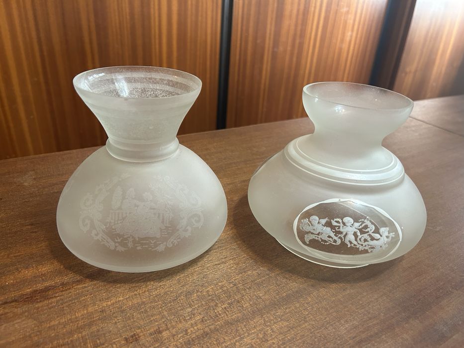 2 Abajures de candeeiro pequeno