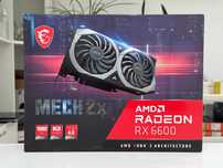 Відеокарта msi Radeon RX 6600 MECH 2X 8G Ідеальний стан, Комплект