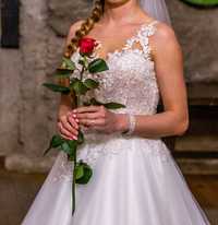 Suknia ślubna - piękna Princessa, model Amelia