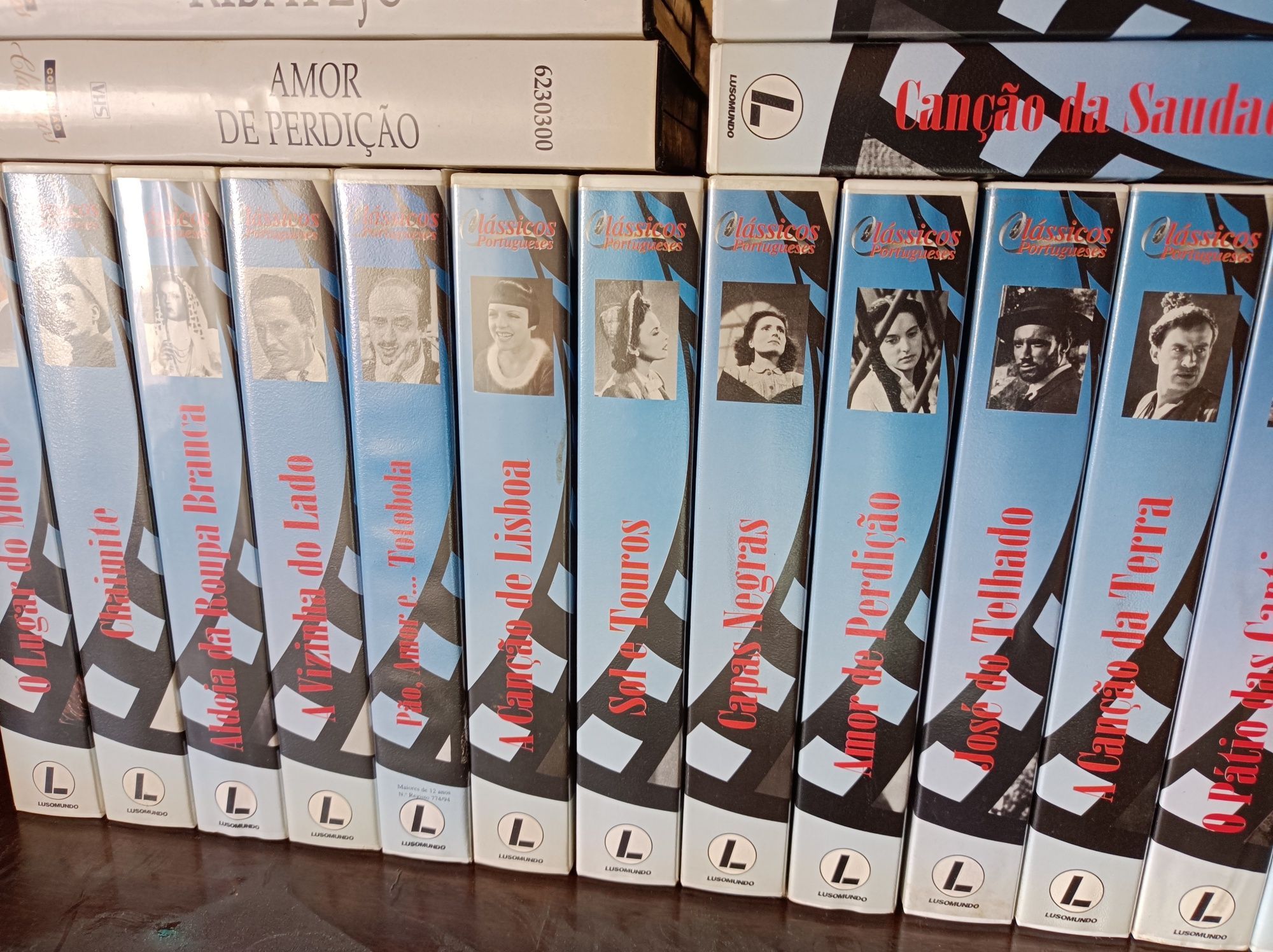 Coleção de 19 filmes Portugueses * Cassetes VHS * Excelente Estado
