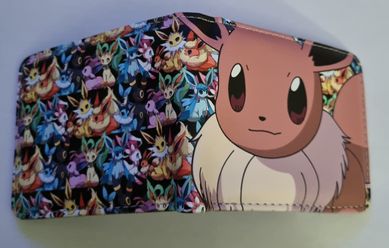 Śliczny portfel Pokemon Eevee świetnej jakości. Nowy.