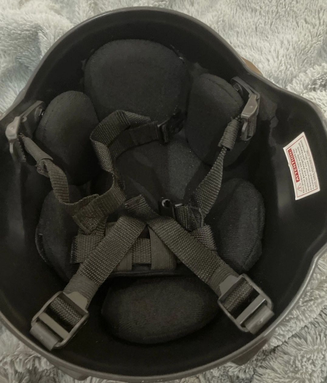 Capacete airsoft preto