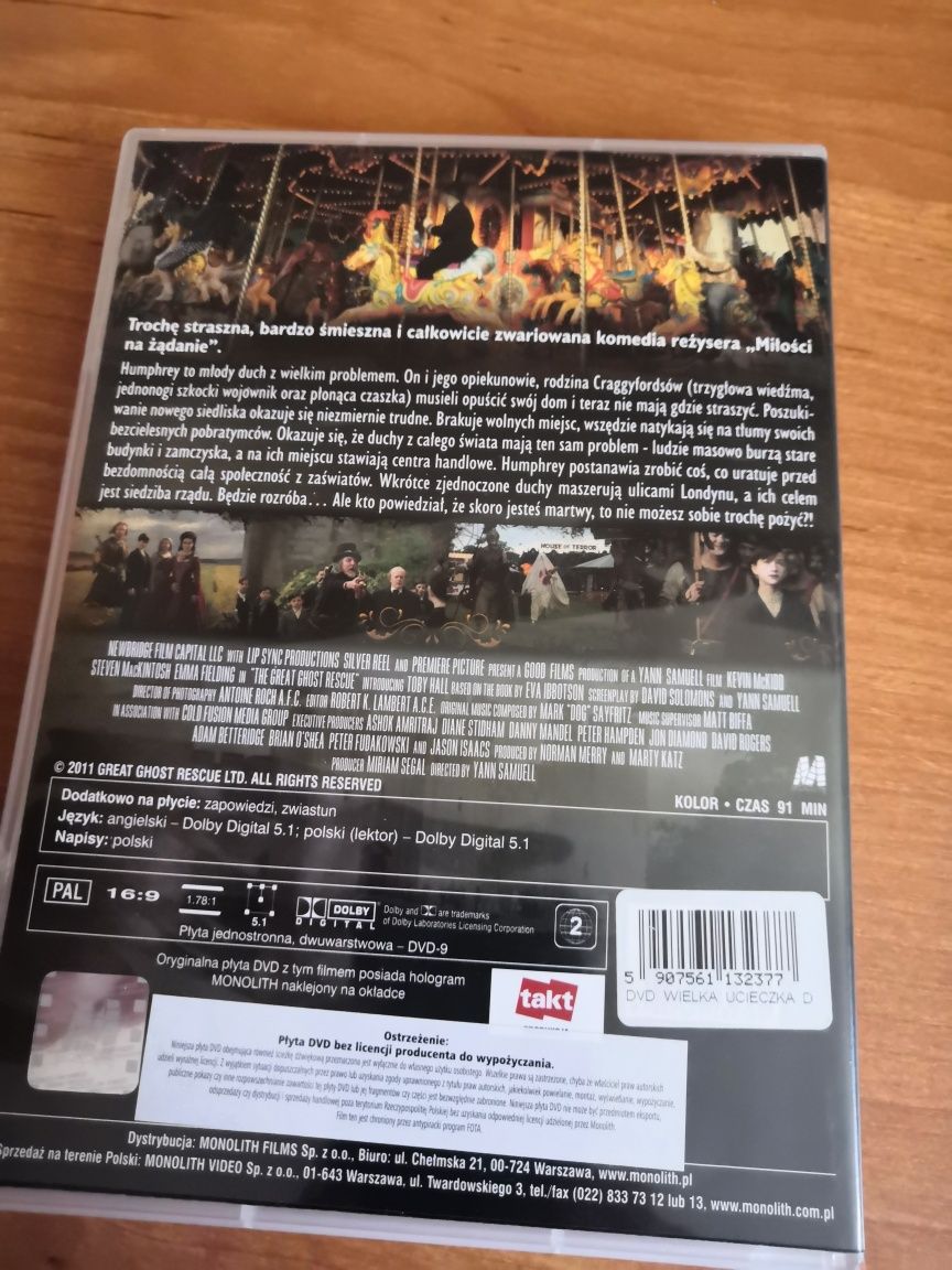 Wielka Ucieczka Duchów - film dvd