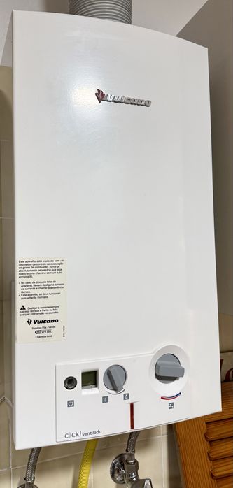 Esquentador a gás compacto Vulcano