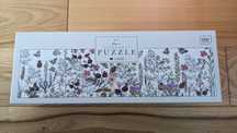 Puzzle panoramiczne kwiaty