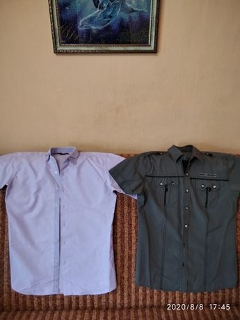 Две мужские рубашки по низкой цене