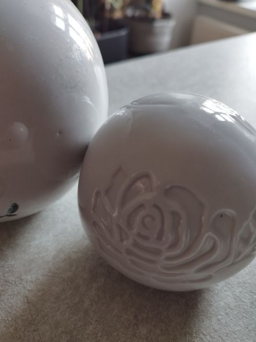 Zestaw ozdobnych kul ceramicznych nowoczesne wnętrza