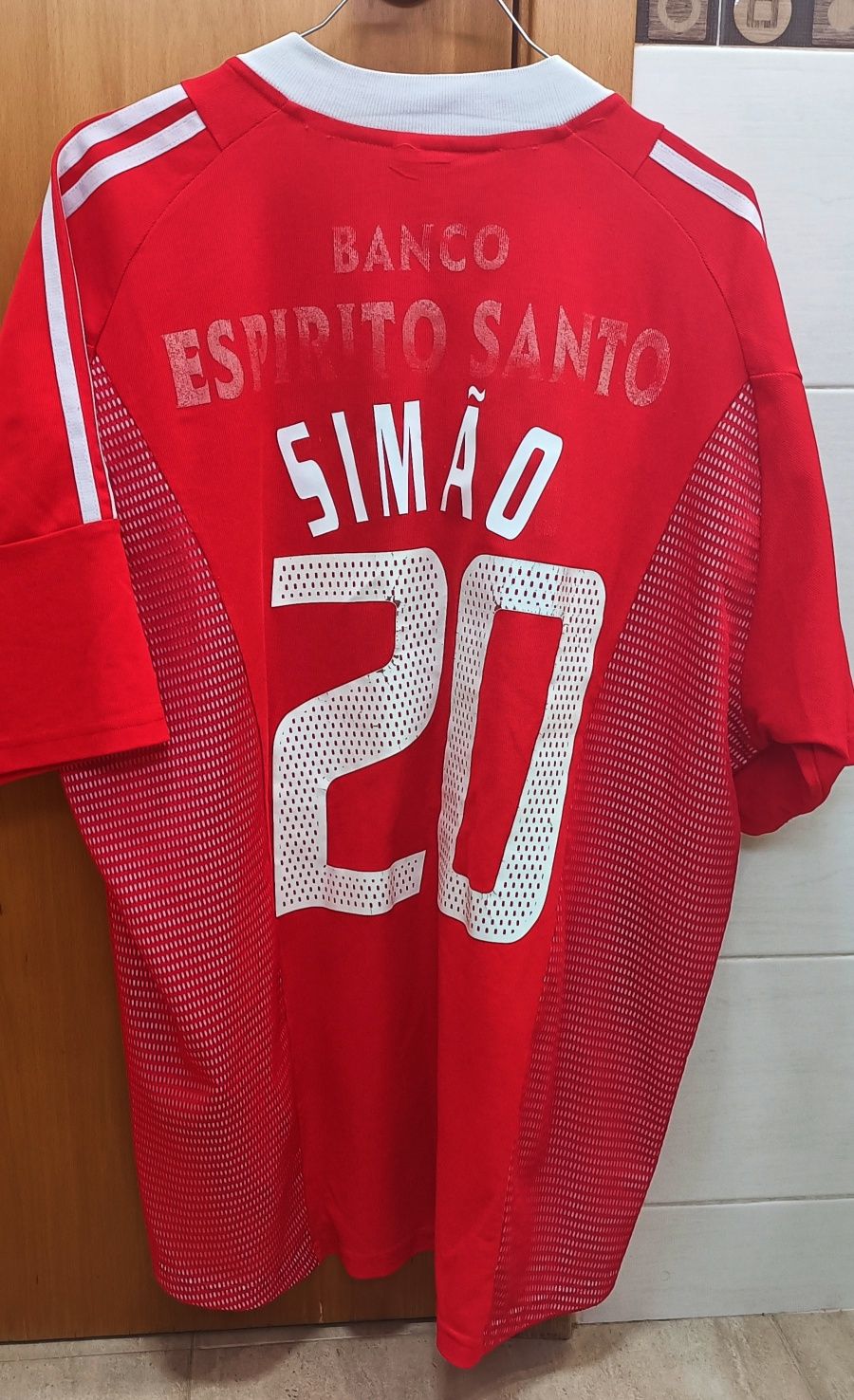 Camisola XL Benfica 2002/2003 Simão 20