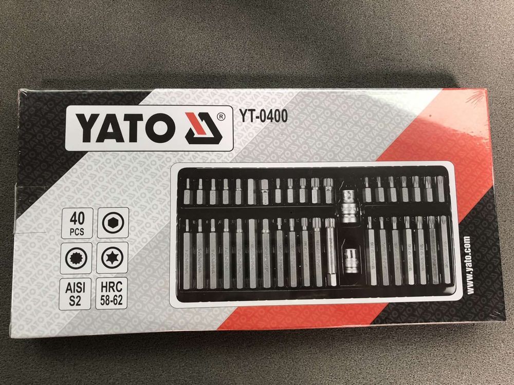 Набор бит yato YT-0400 - 695/Набір біт vorel 66400 - 575