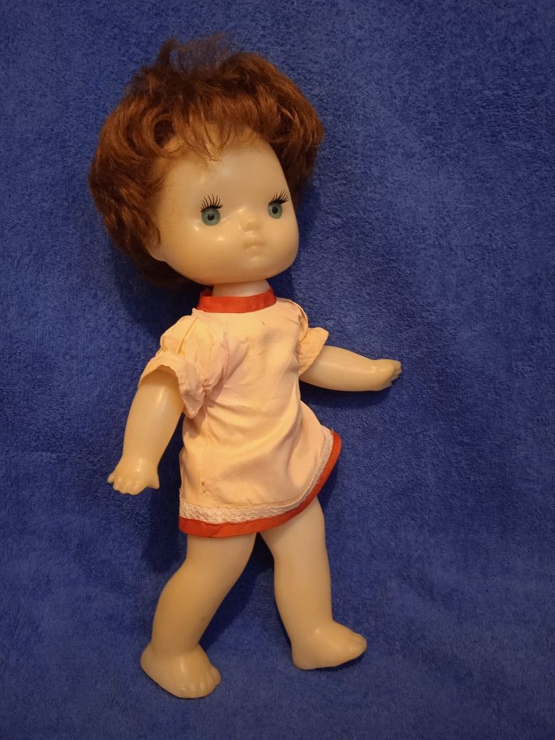 Редкая ранняя кукла СССР Дина Загорск на резинках