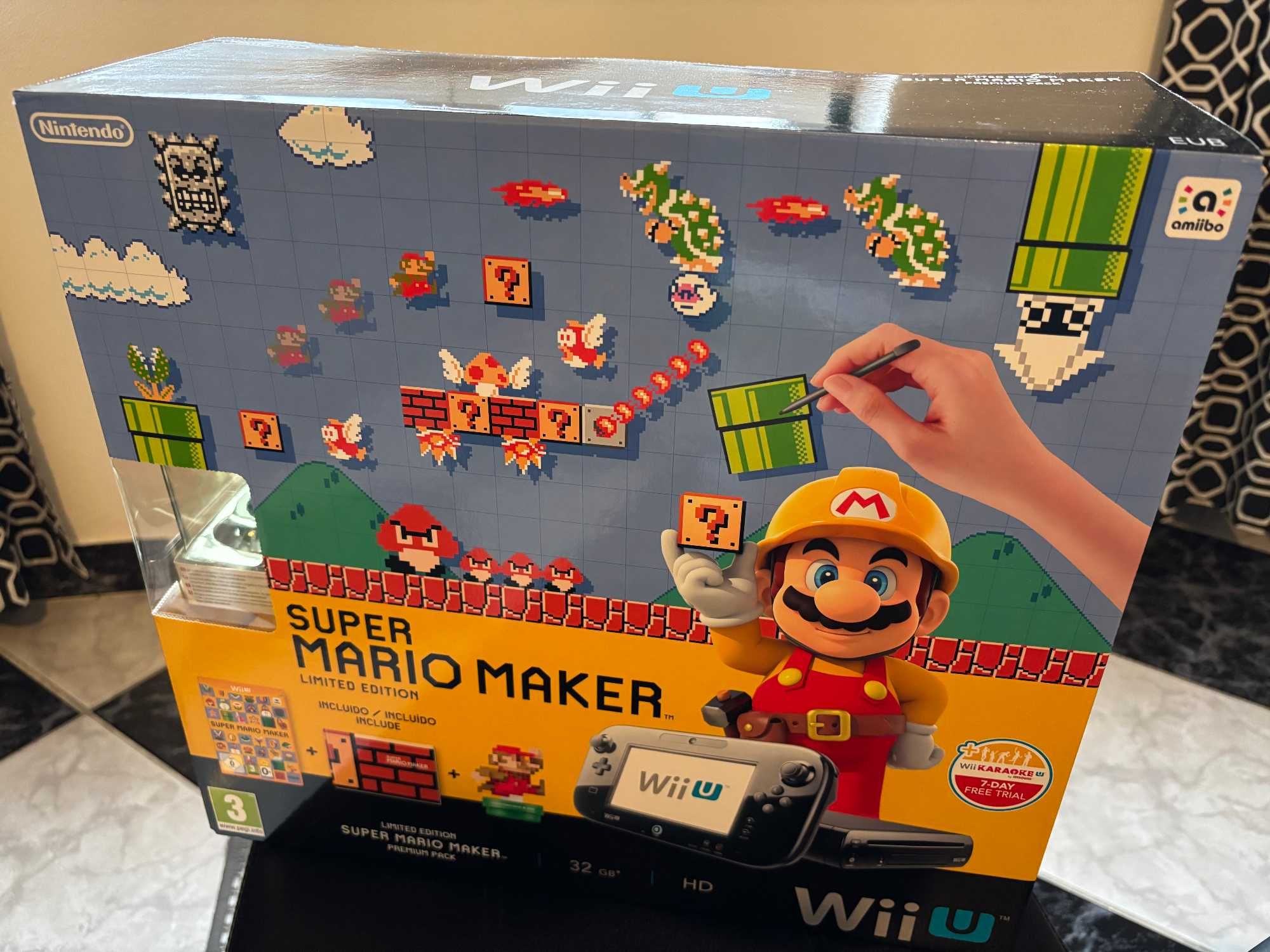 Nintendo Wii U Console - Super Mario Maker Limited Edition NOVA