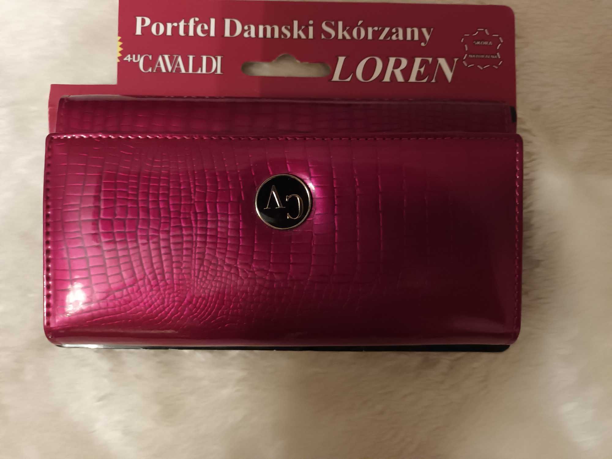 Portfel damski skórzany Cavaldi